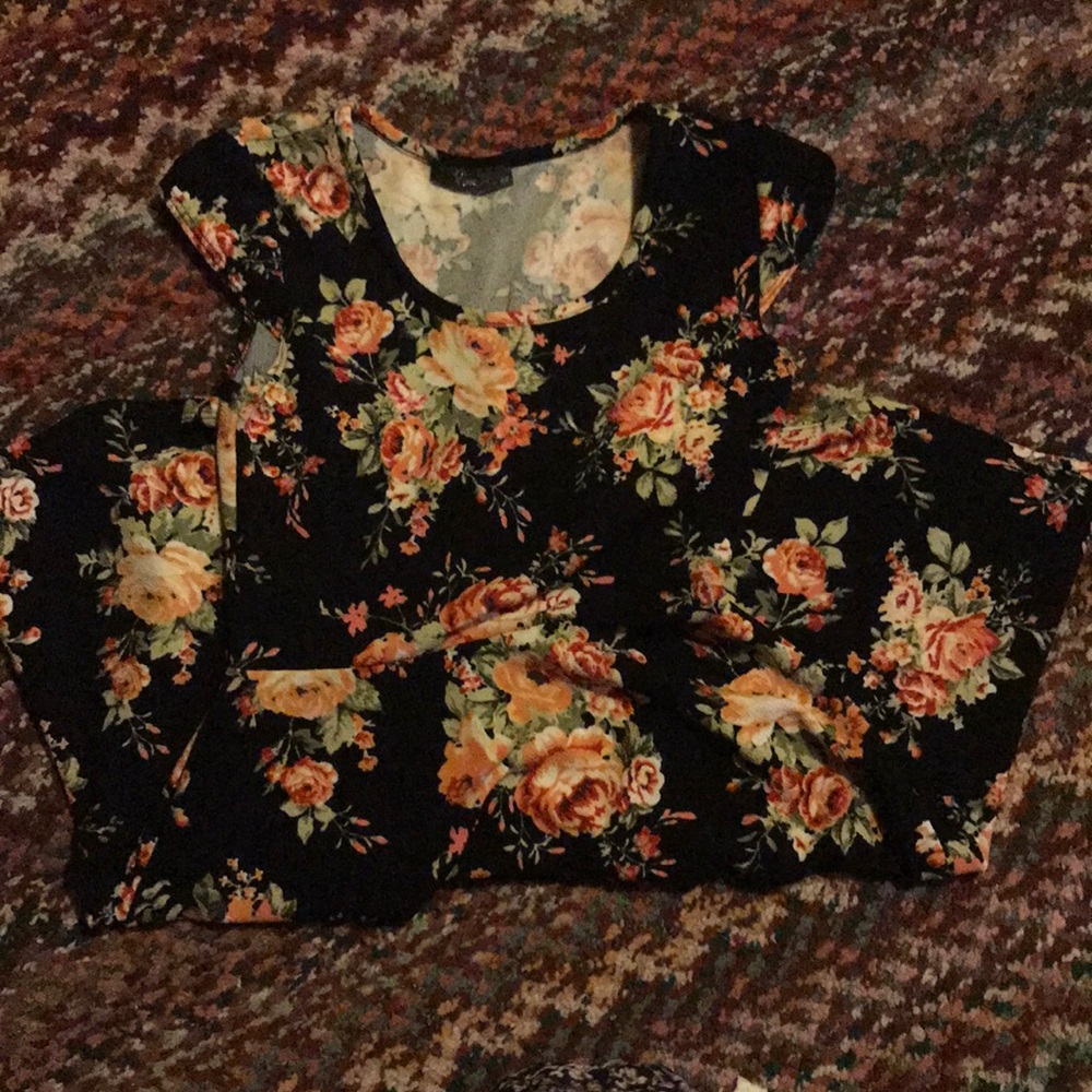 Floral print dress